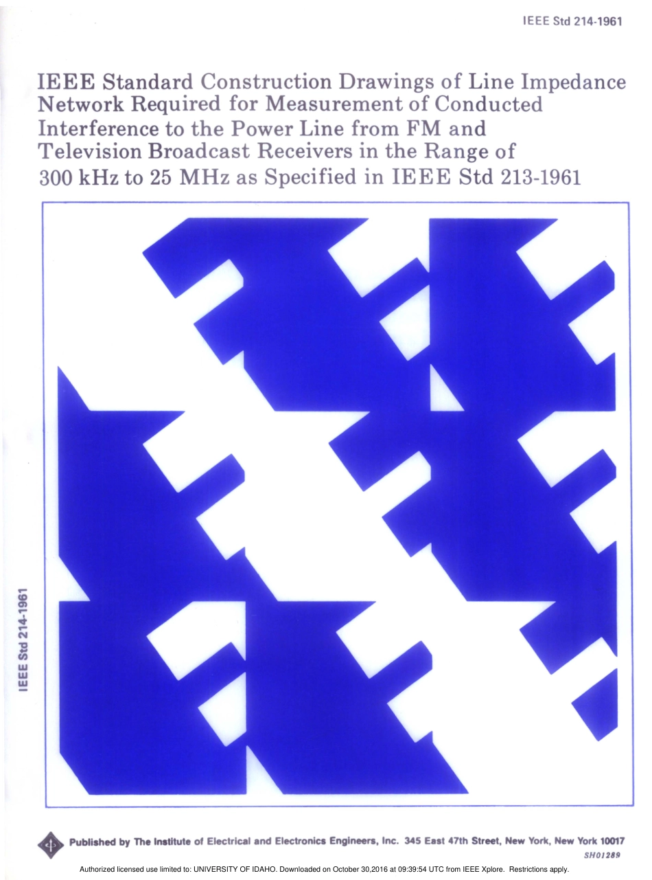 IEEE Std 214-1961 scan.pdf_第1页