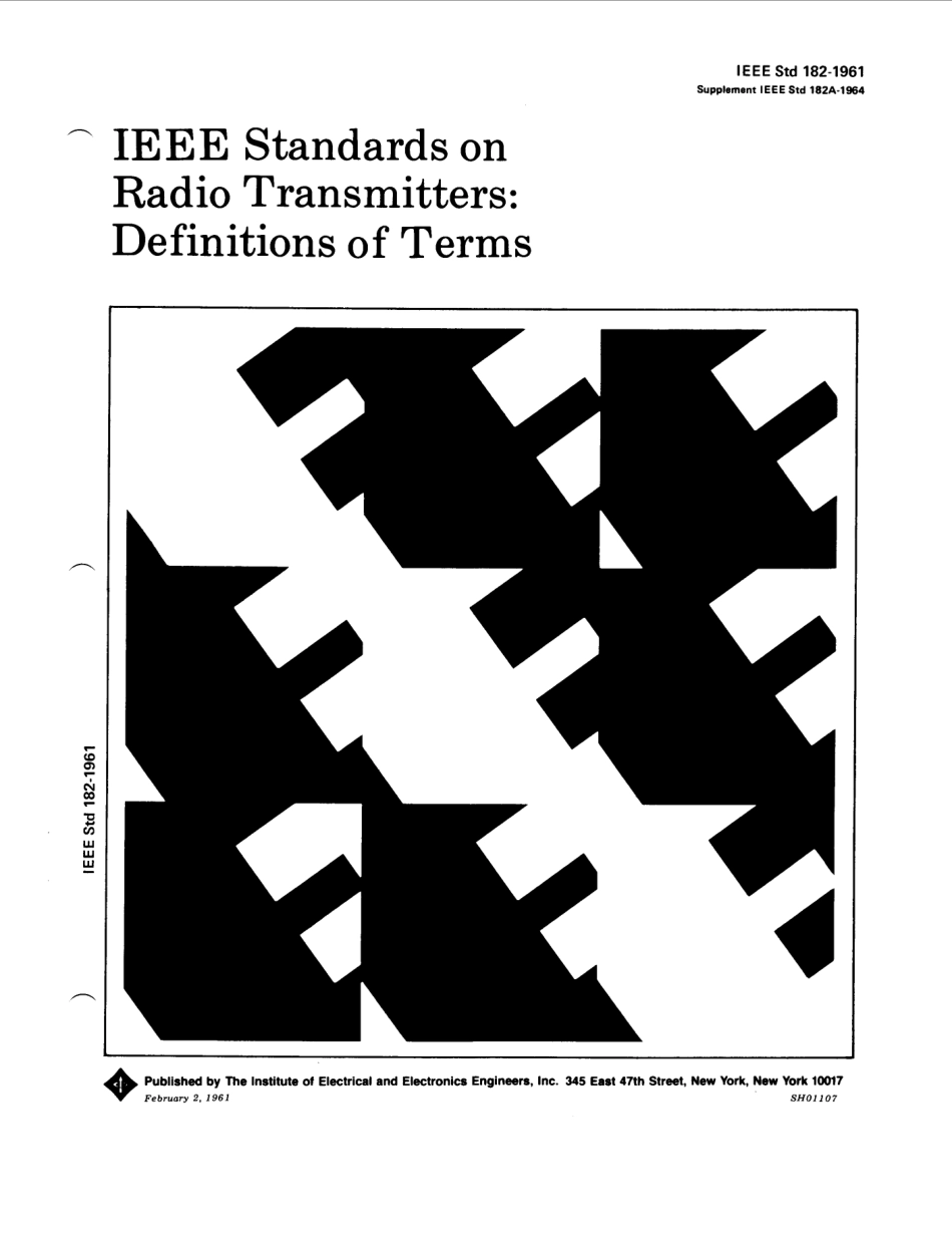 IEEE Std 182-1961 scan.pdf_第1页