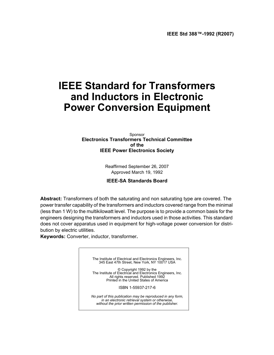 IEEE Std 388-1992 (2007).pdf_第1页