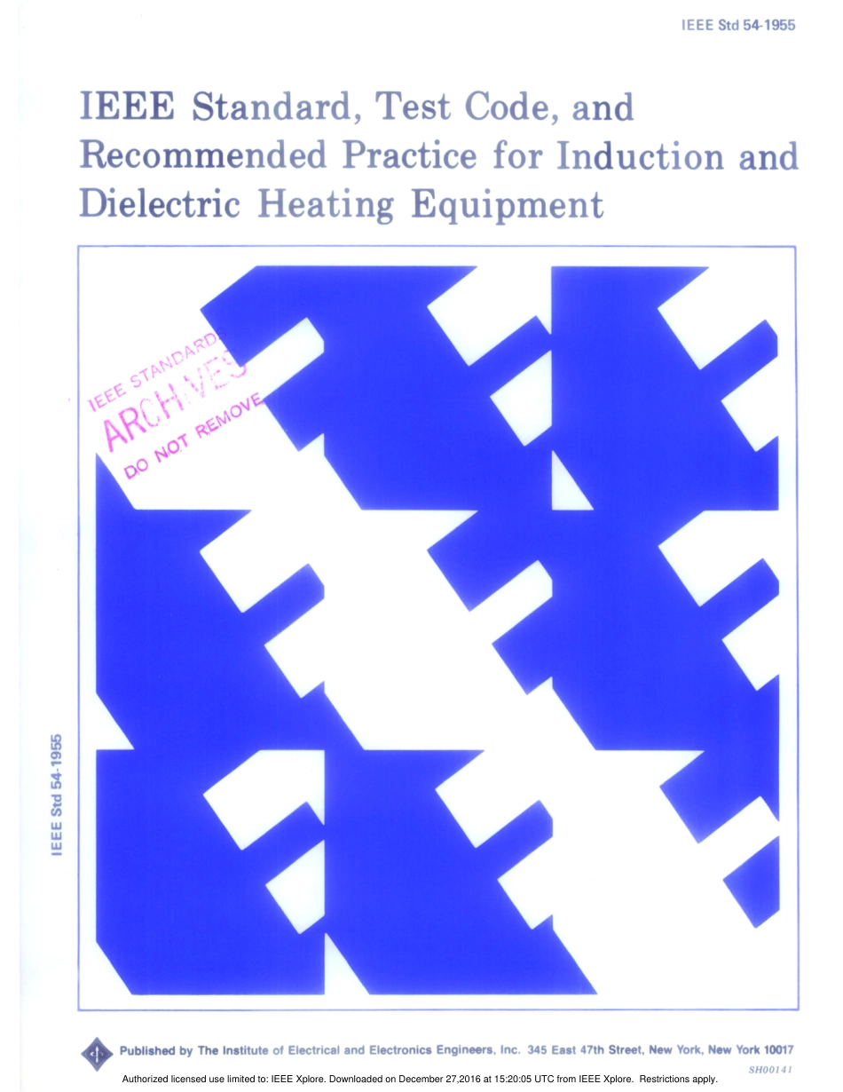 IEEE Std 54-1955 scan.pdf_第1页