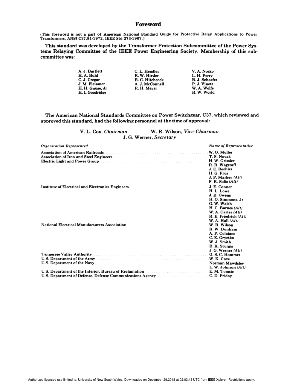 IEEE Std 273-1967 (1972) ANSI C37.91-1972.pdf_第3页