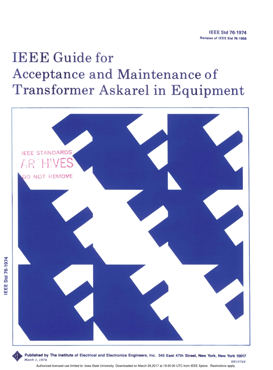 IEEE Std 76-1974 scan.pdf_第1页