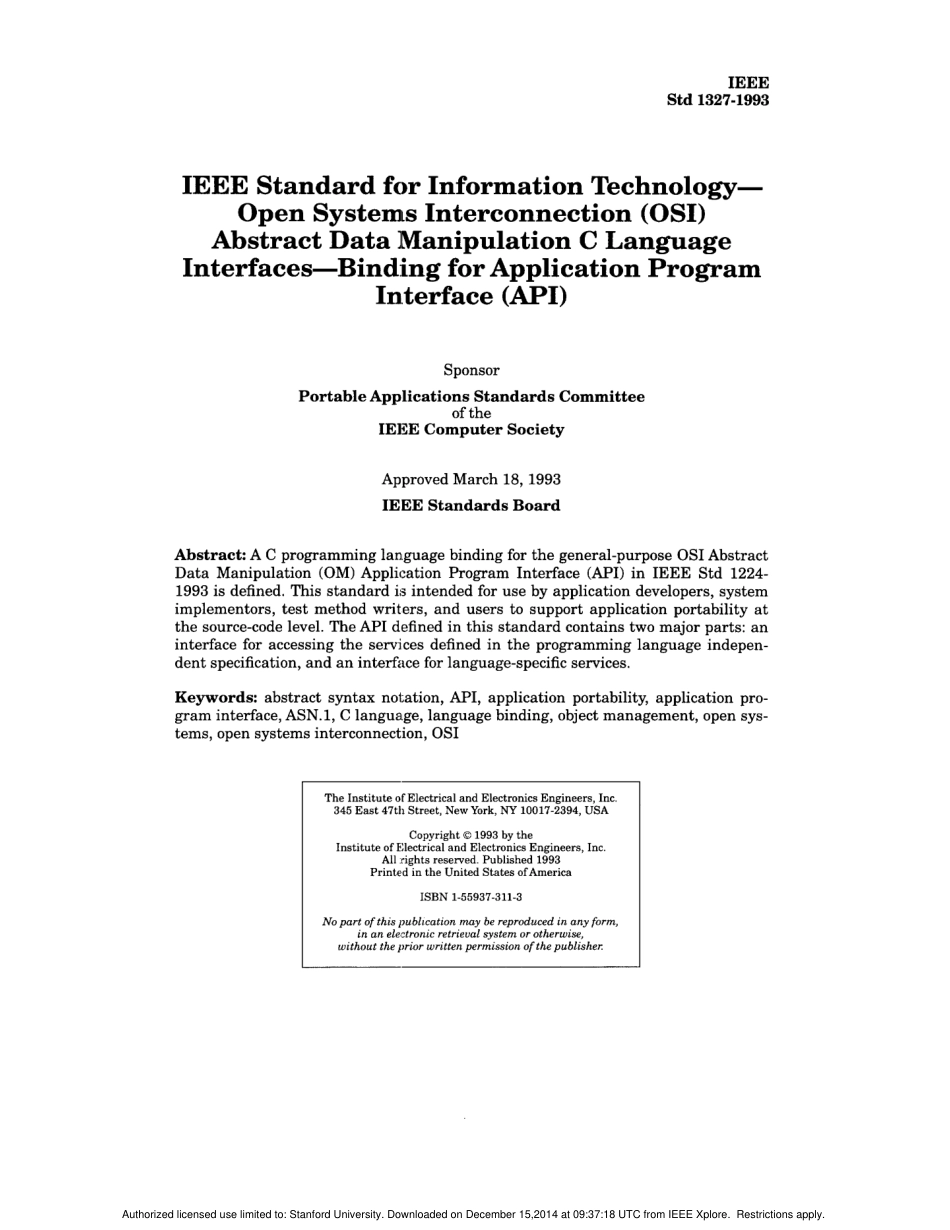 IEEE Std 1327-1993 scan.pdf_第1页