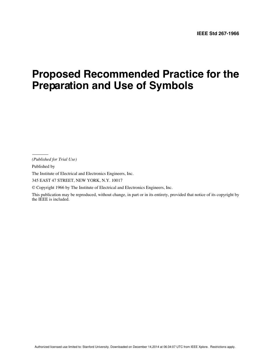 IEEE Std 267-1966.pdf_第1页