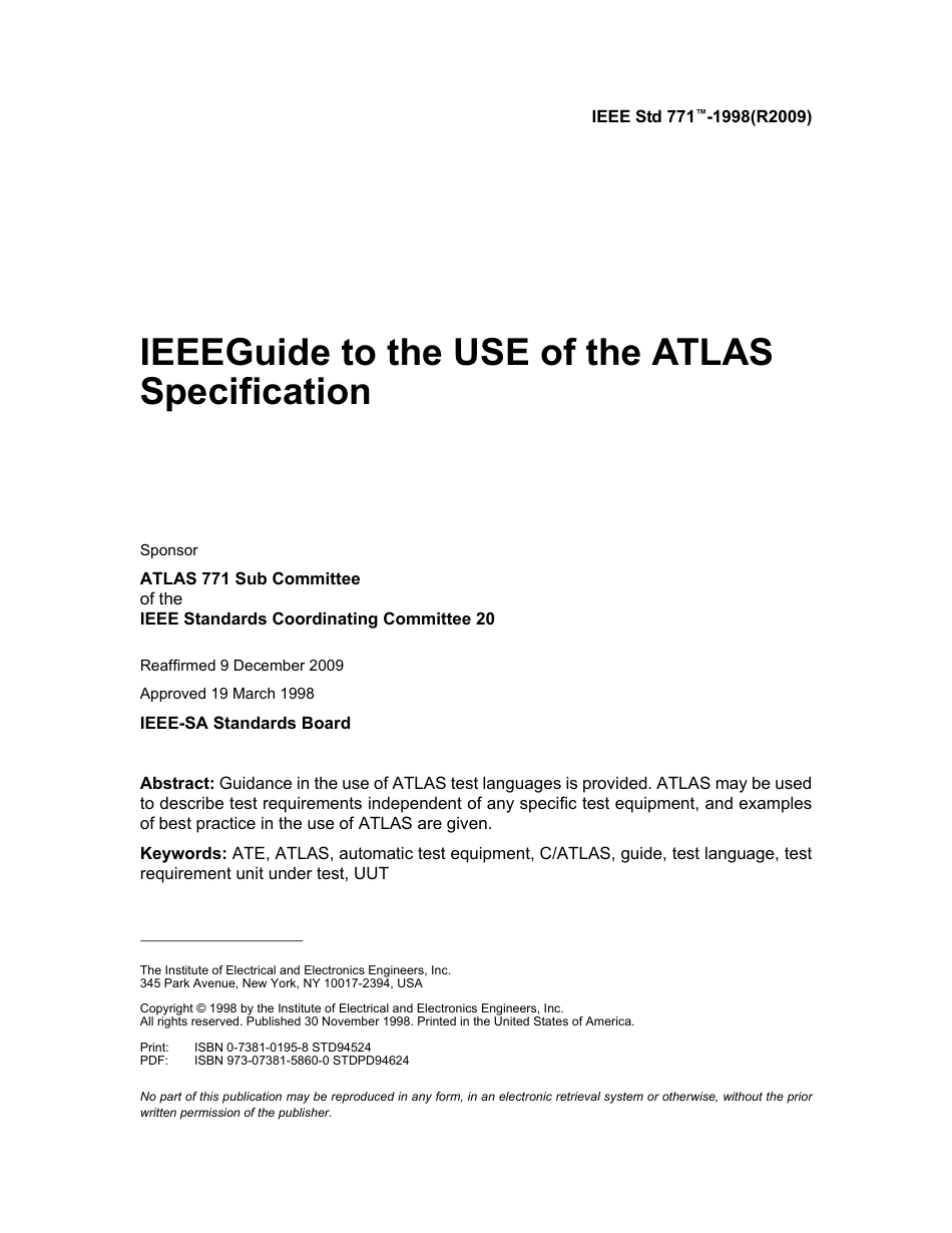 IEEE Std 771-1998 (2009).pdf_第1页