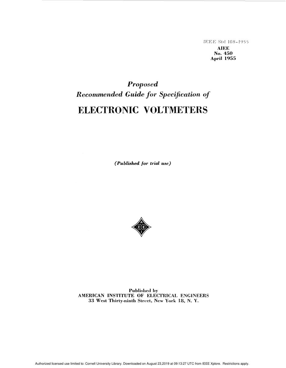 IEEE Std 108-1955 (AIEE 450-1955) scan.pdf_第1页