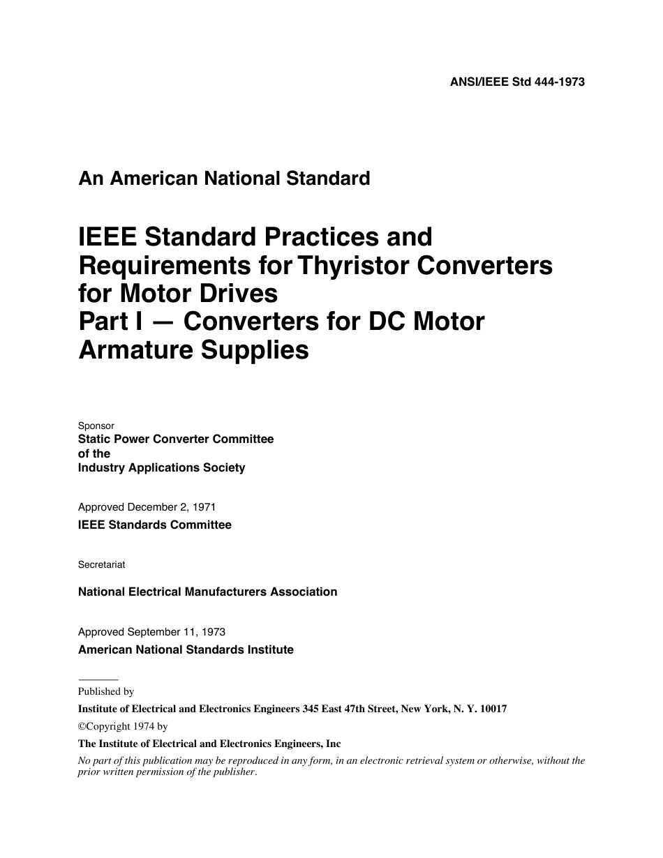ANSI IEEE Std 444-1973.pdf_第1页