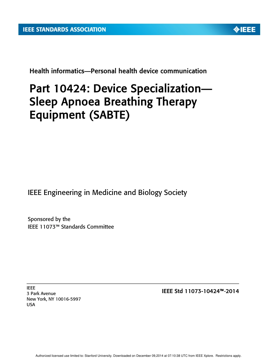 IEEE Std 11073-10424-2014.pdf_第1页