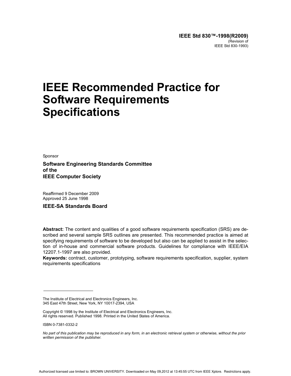 IEEE Std 830-1998 (2009).pdf_第2页