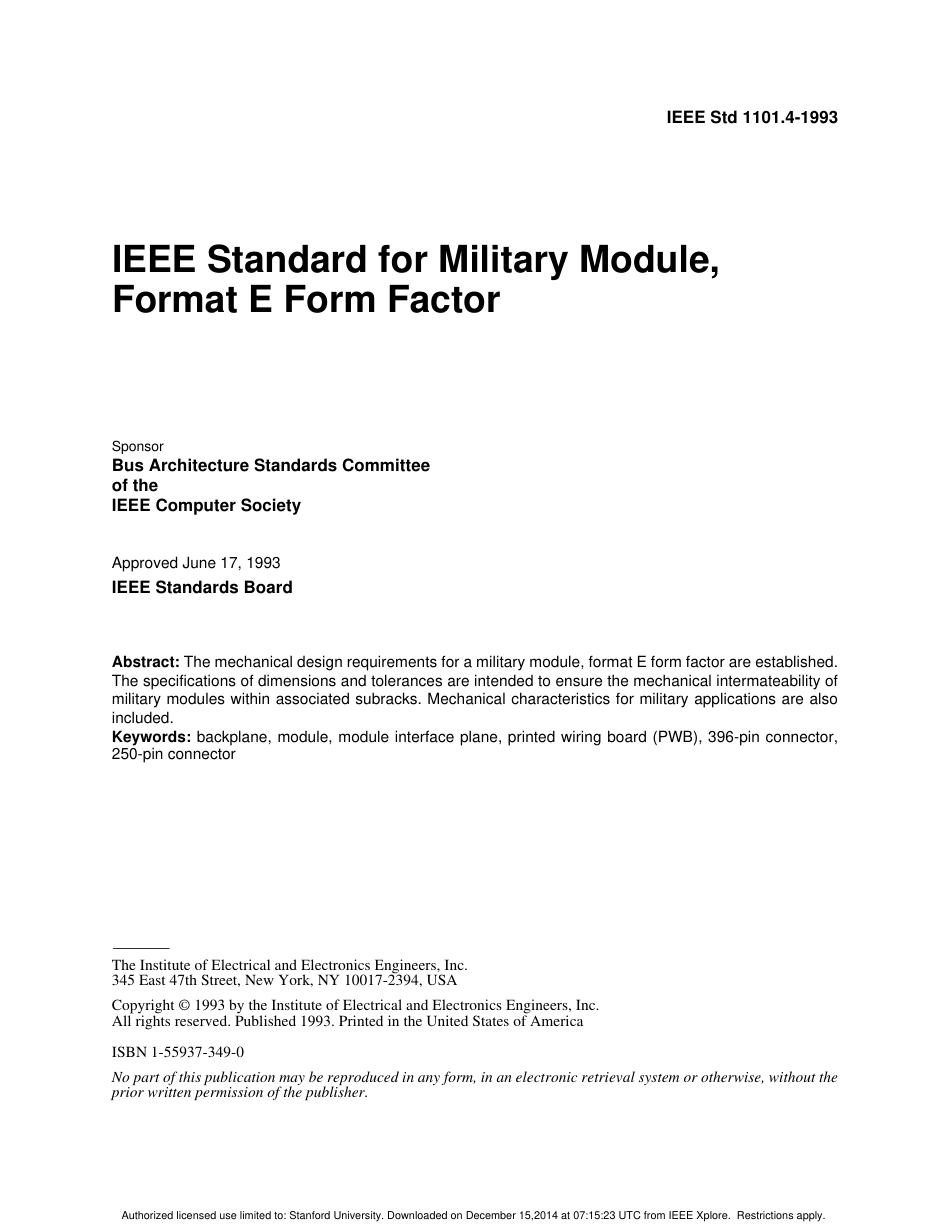 IEEE Std 1101.4-1993.pdf_第1页