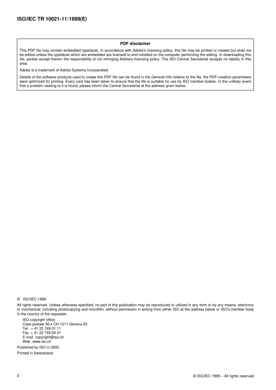 ISO IEC TR 10021-11-1999.pdf_第2页