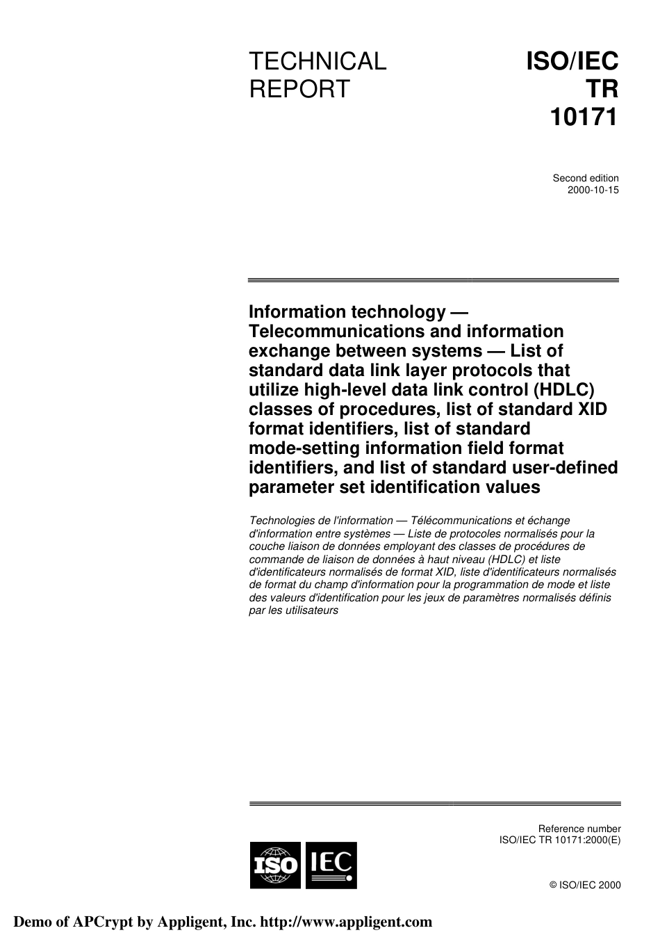 ISO IEC TR 10171-2000.pdf_第1页