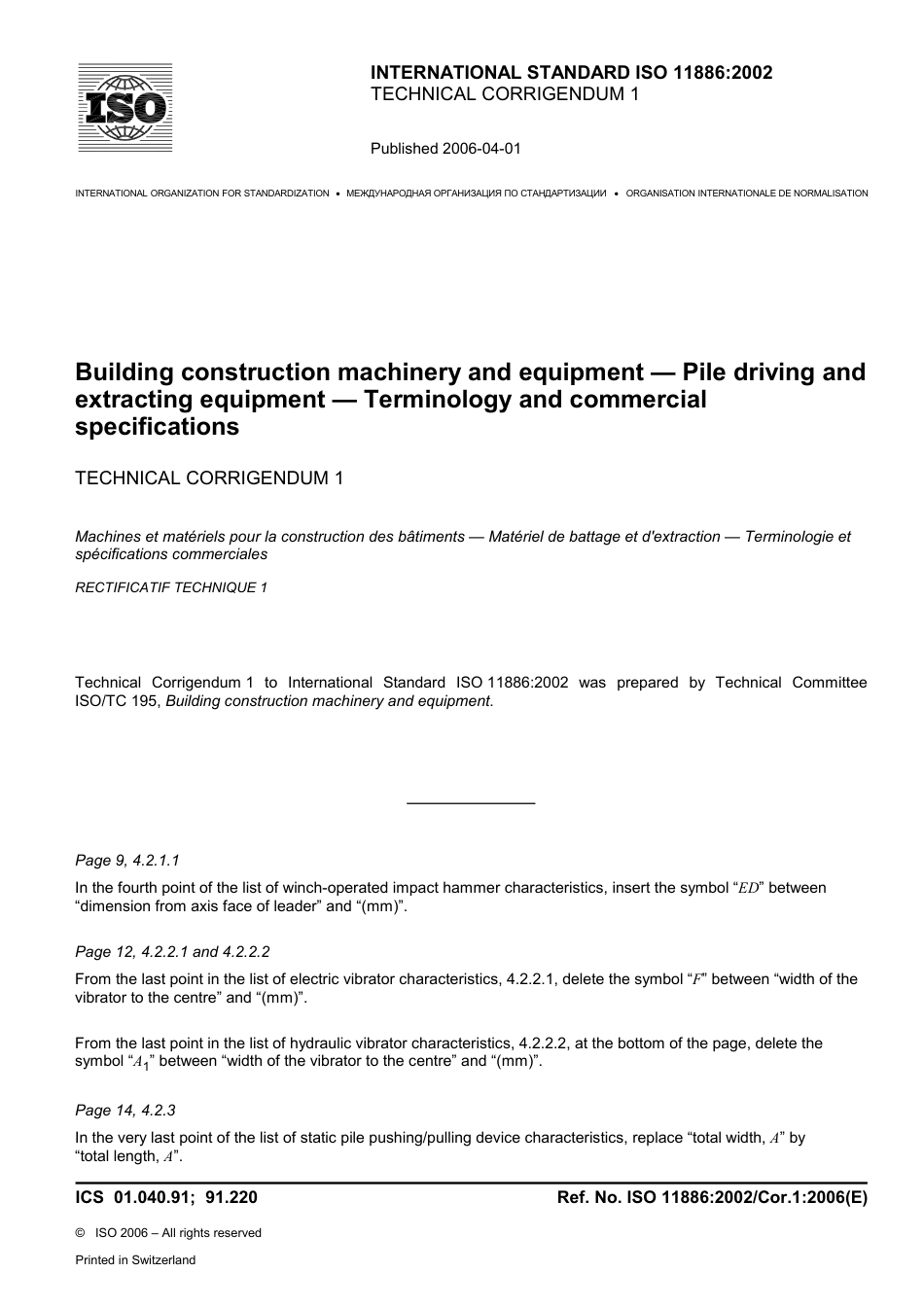 ISO 11886-2002 cor1-2006.pdf_第1页