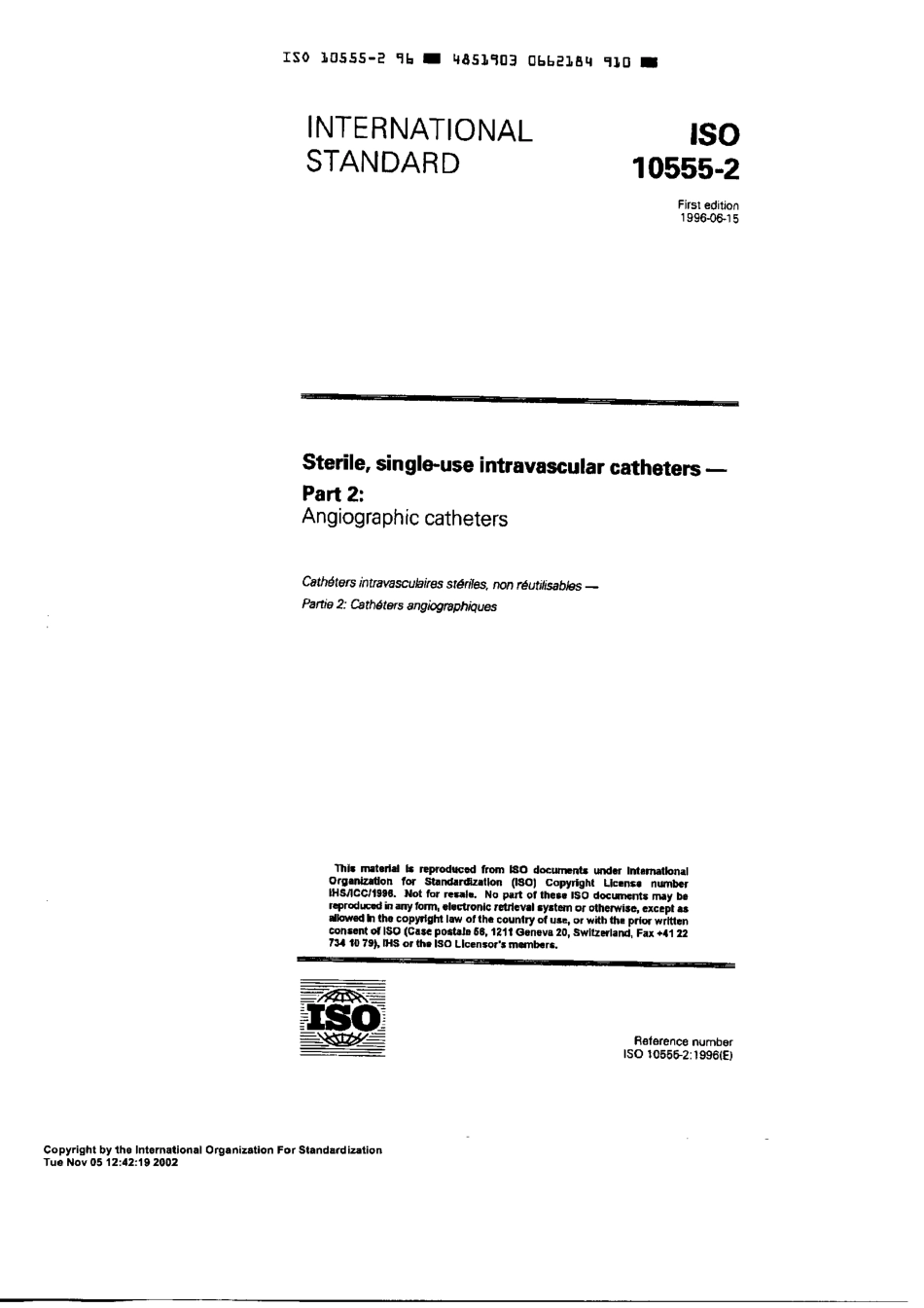 ISO 10555-2-1996 scan.pdf_第1页