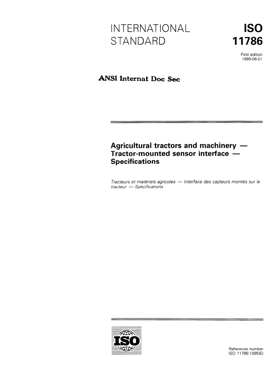 ISO 11786-1995 scan.pdf_第1页