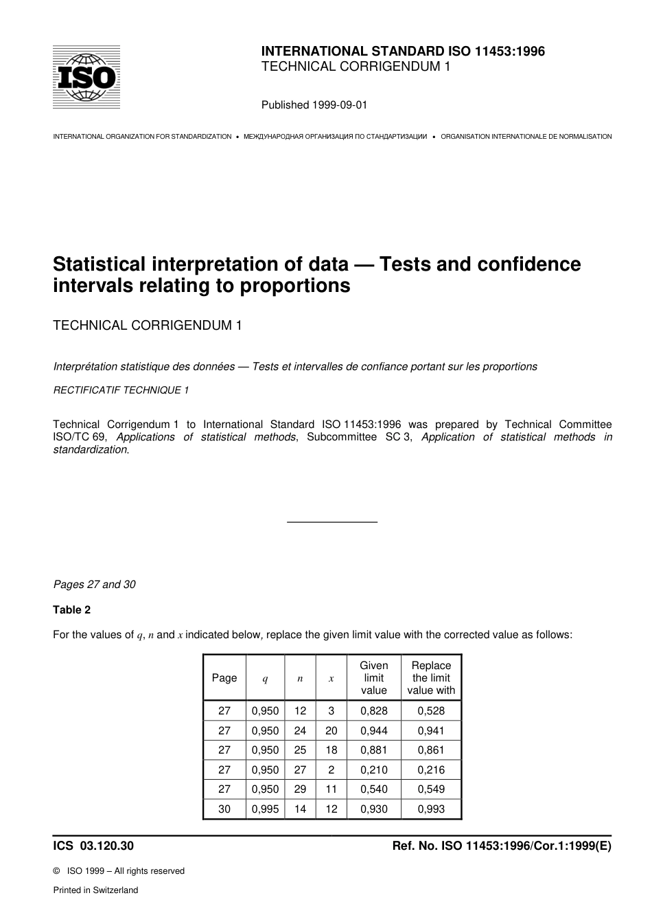ISO 11453-1996 cor1-1999.pdf_第1页