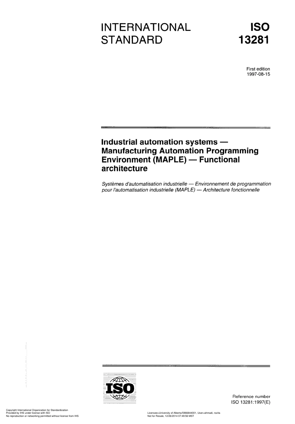 ISO 13281-1997 scan.pdf_第1页