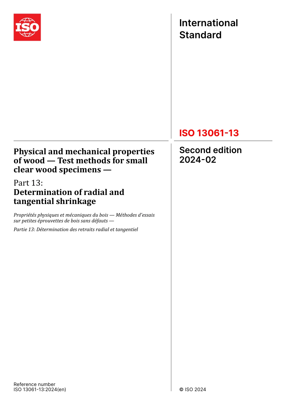 ISO 13061-13-2024.pdf_第1页