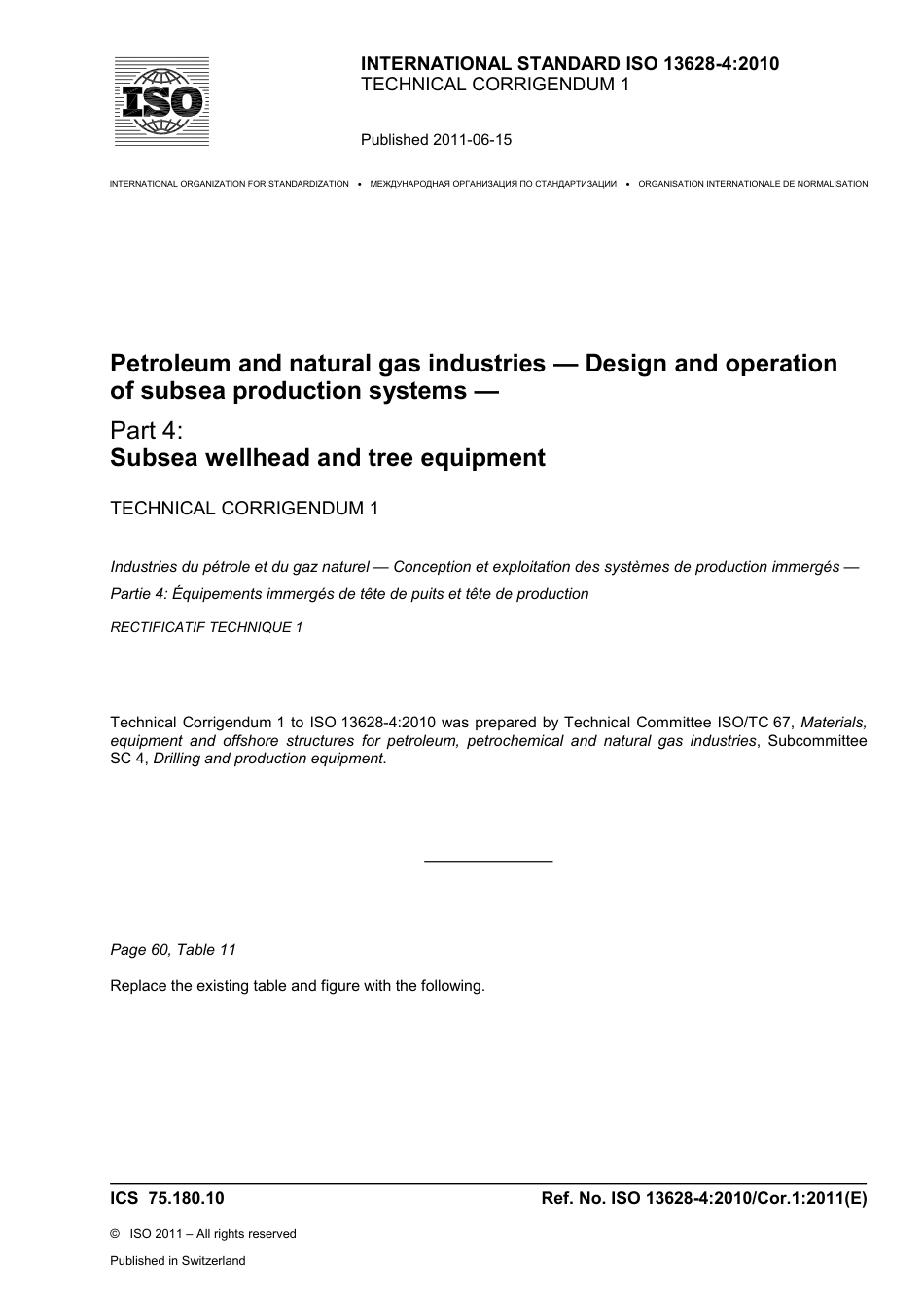 ISO 13628-4-2010 cor1-2011.pdf_第1页