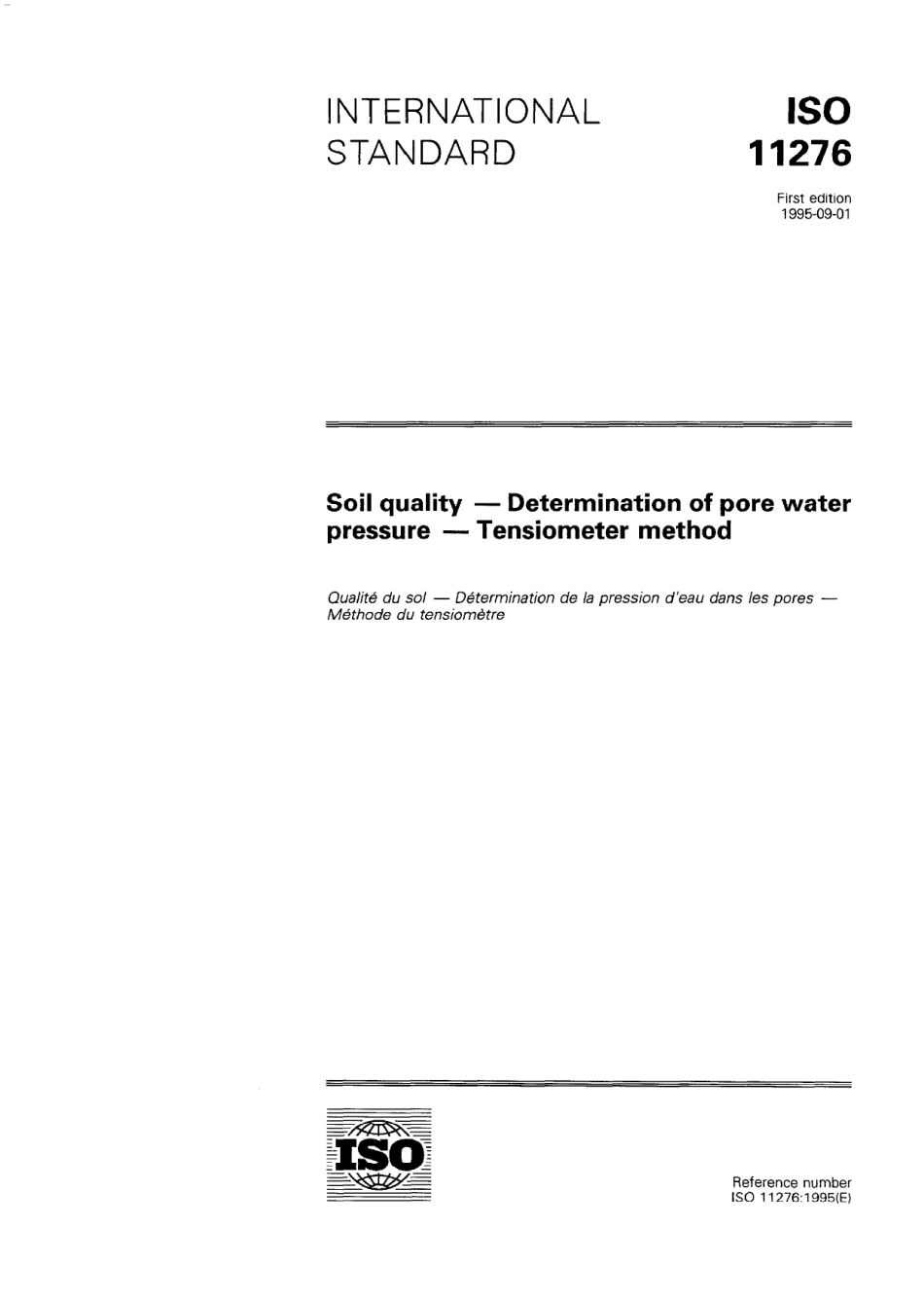 ISO 11276-1995 scan.pdf_第1页