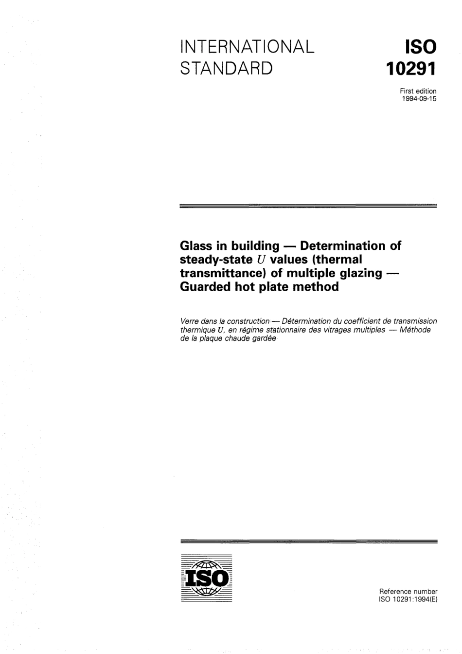 ISO 10291-1994 scan.pdf_第1页