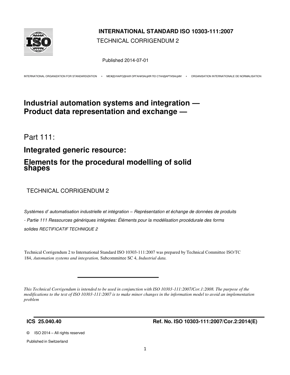 ISO 10303-111-2007 cor2-2014.pdf_第1页