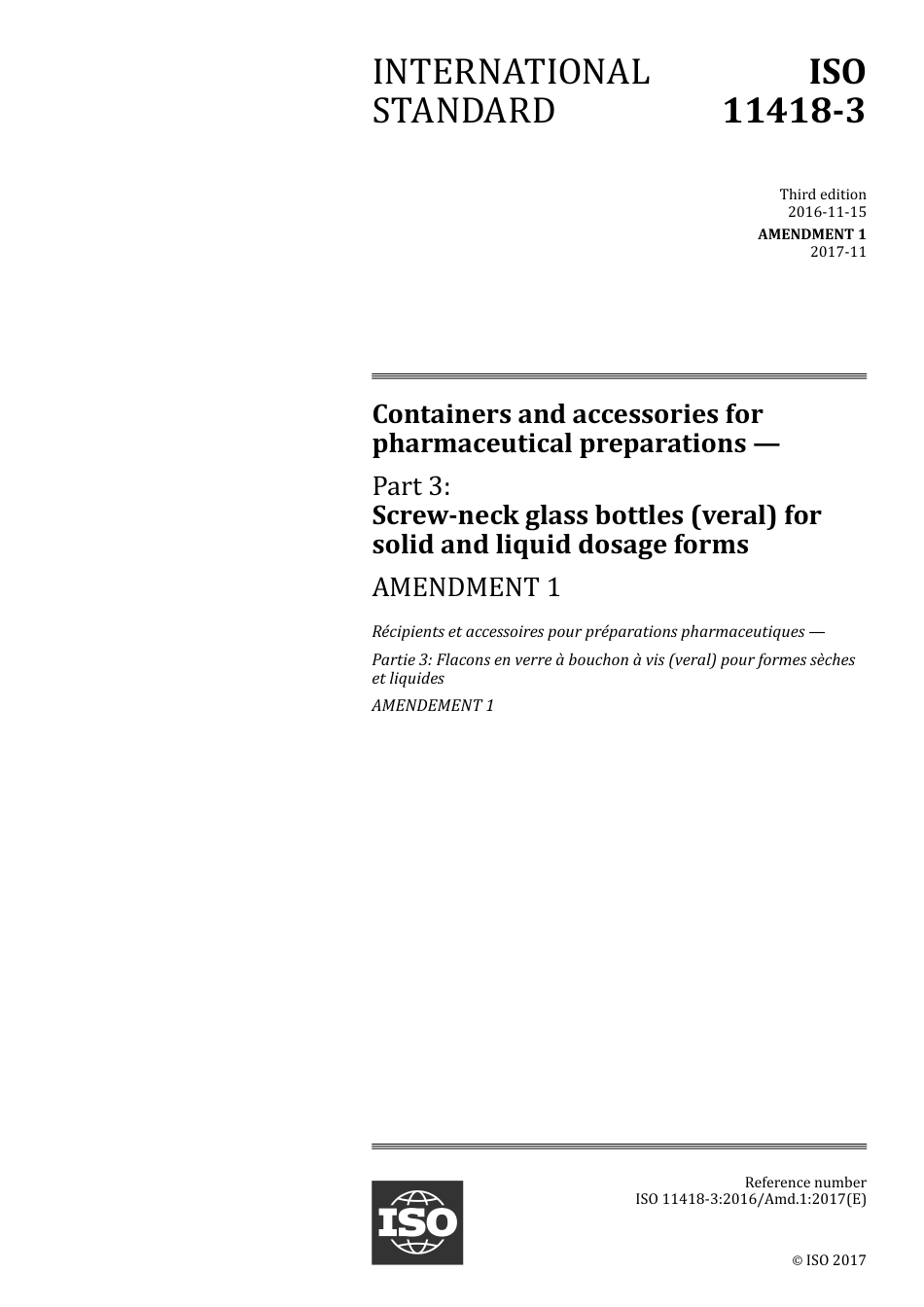 ISO 11418-3-2016 amd1-2017.pdf_第1页