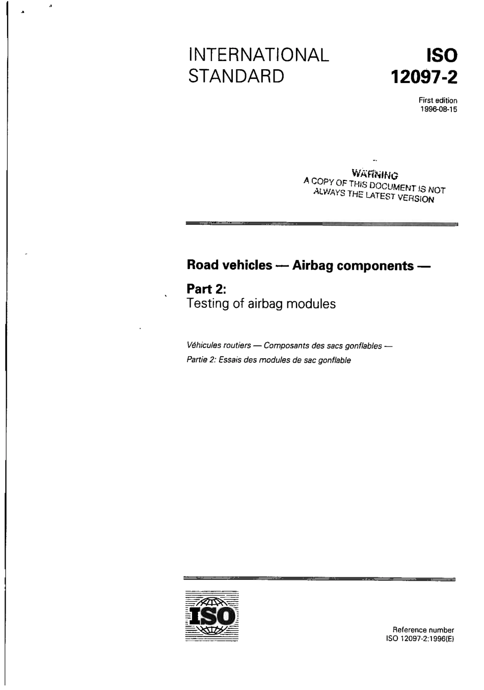 ISO 12097-2-1996 scan.pdf_第1页