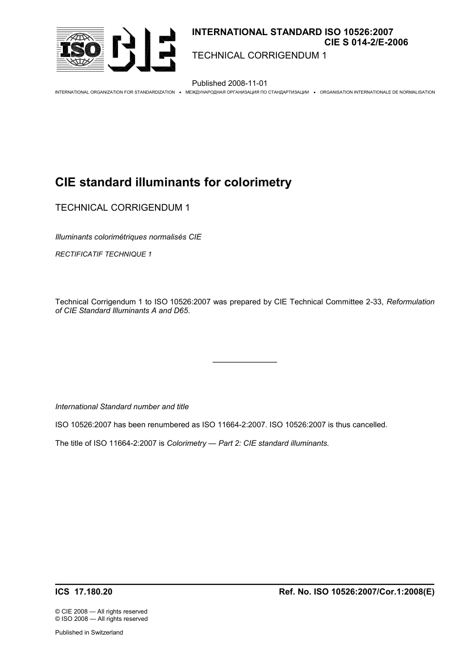 ISO 10526-2007 cor1-2008.pdf_第1页