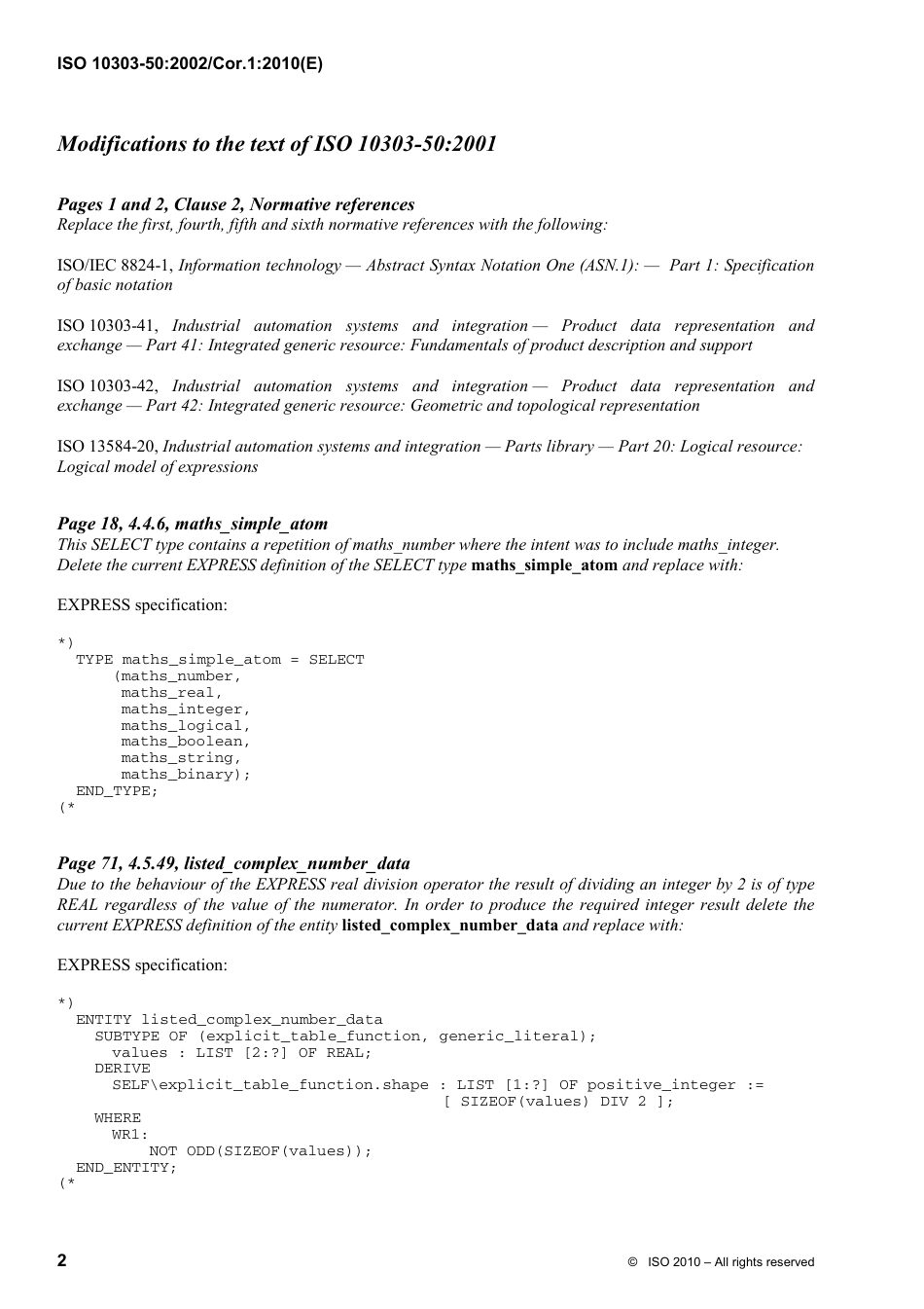 ISO 10303-50-2002 cor1-2010.pdf_第2页