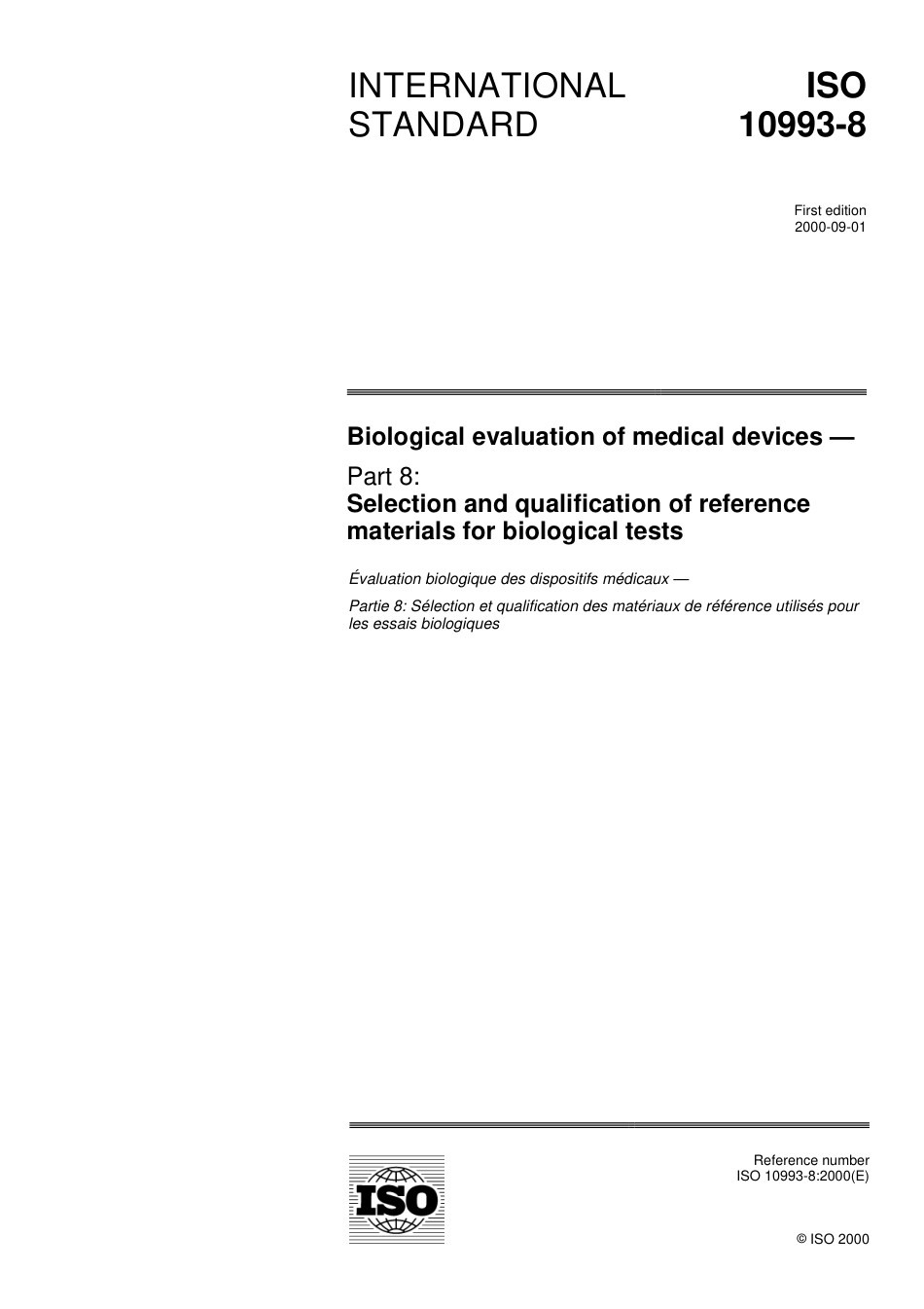 ISO 10993-8-2000.pdf_第1页