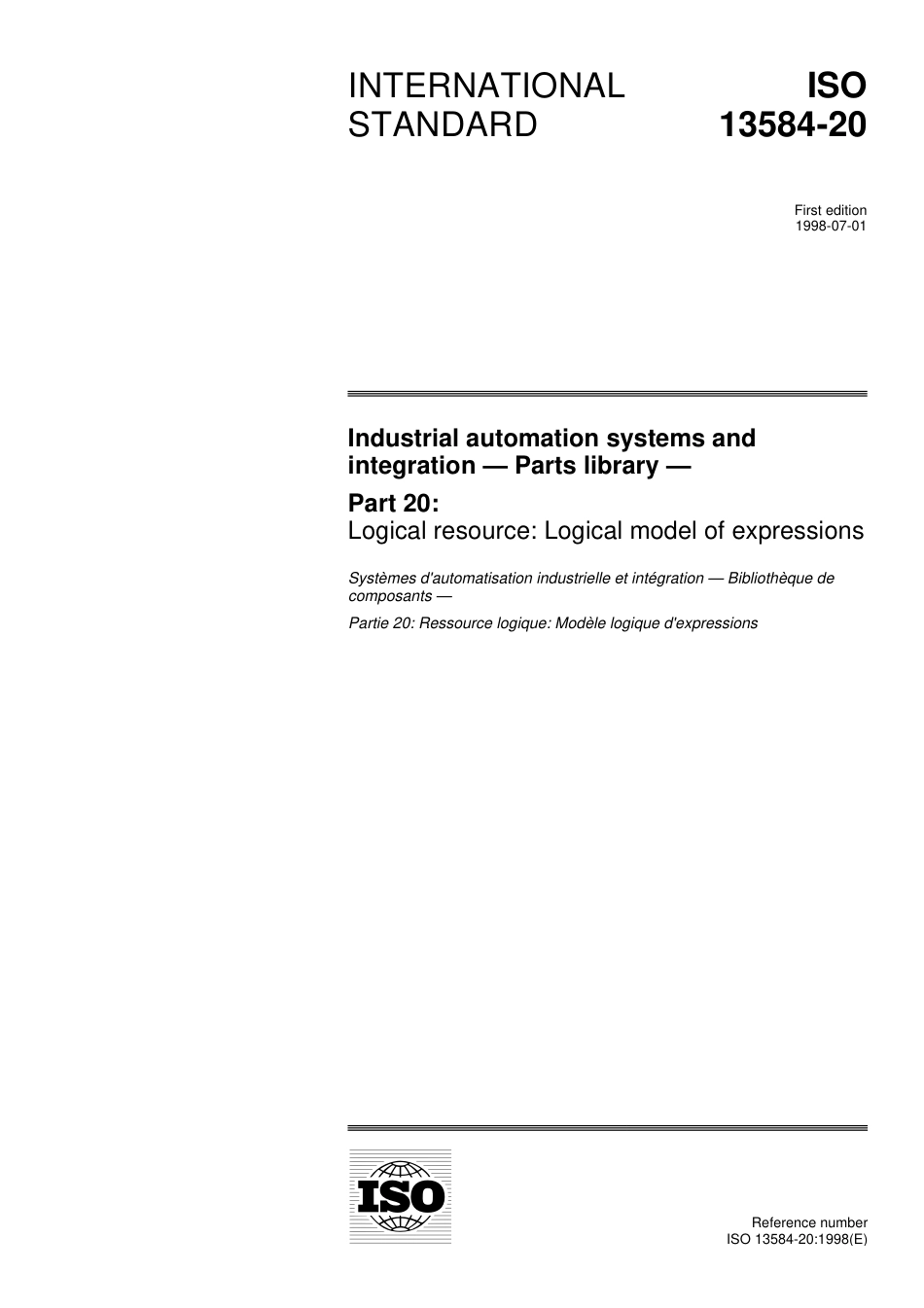 ISO 13584-20-1998.pdf_第1页