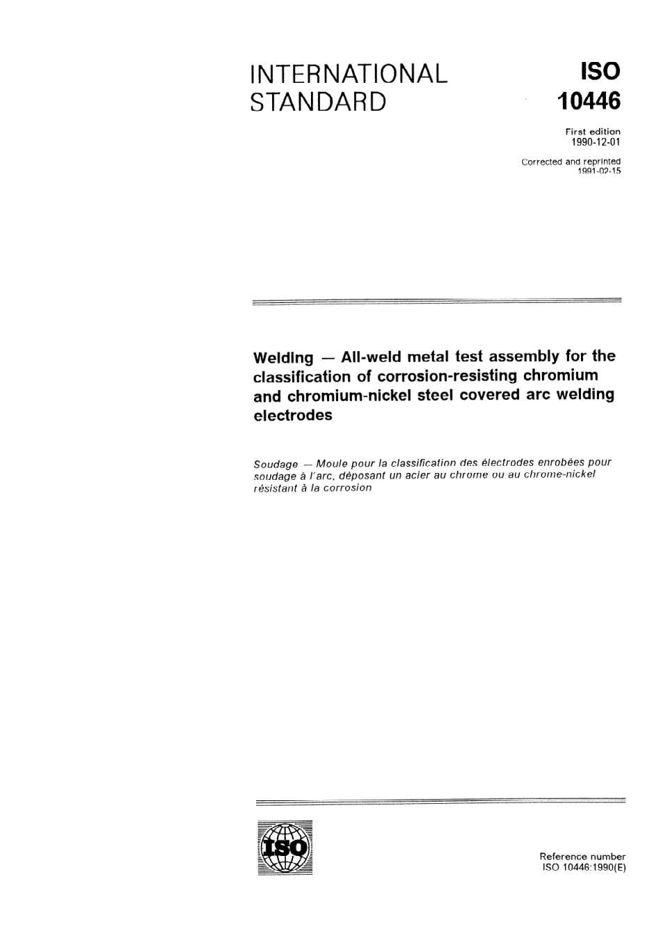 ISO 10446-1990 (1991) scan.pdf_第1页