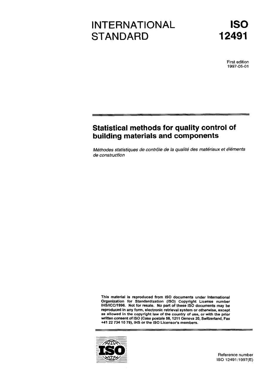 ISO 12491-1997 scan.pdf_第1页