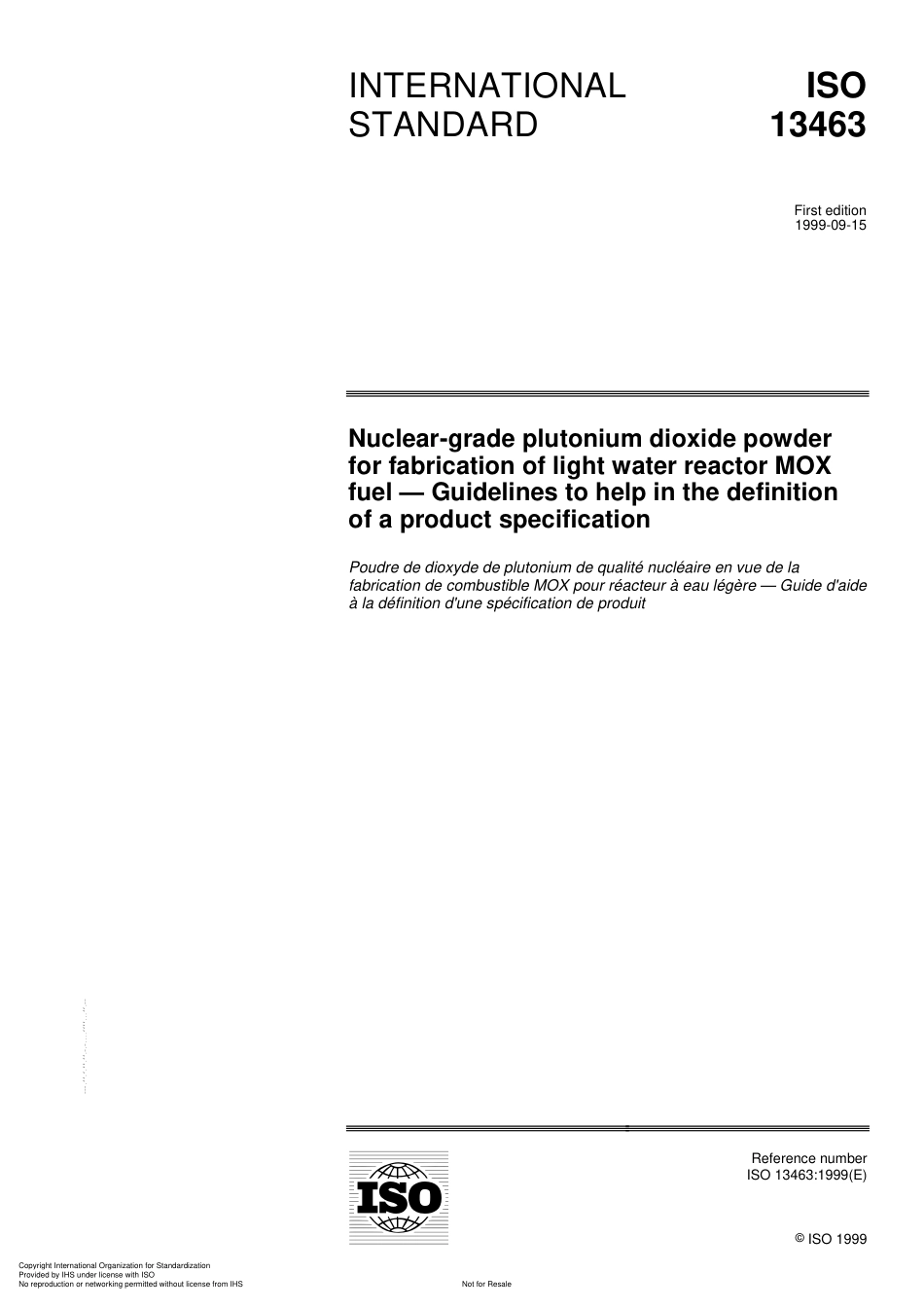 ISO 13463-1999.pdf_第1页