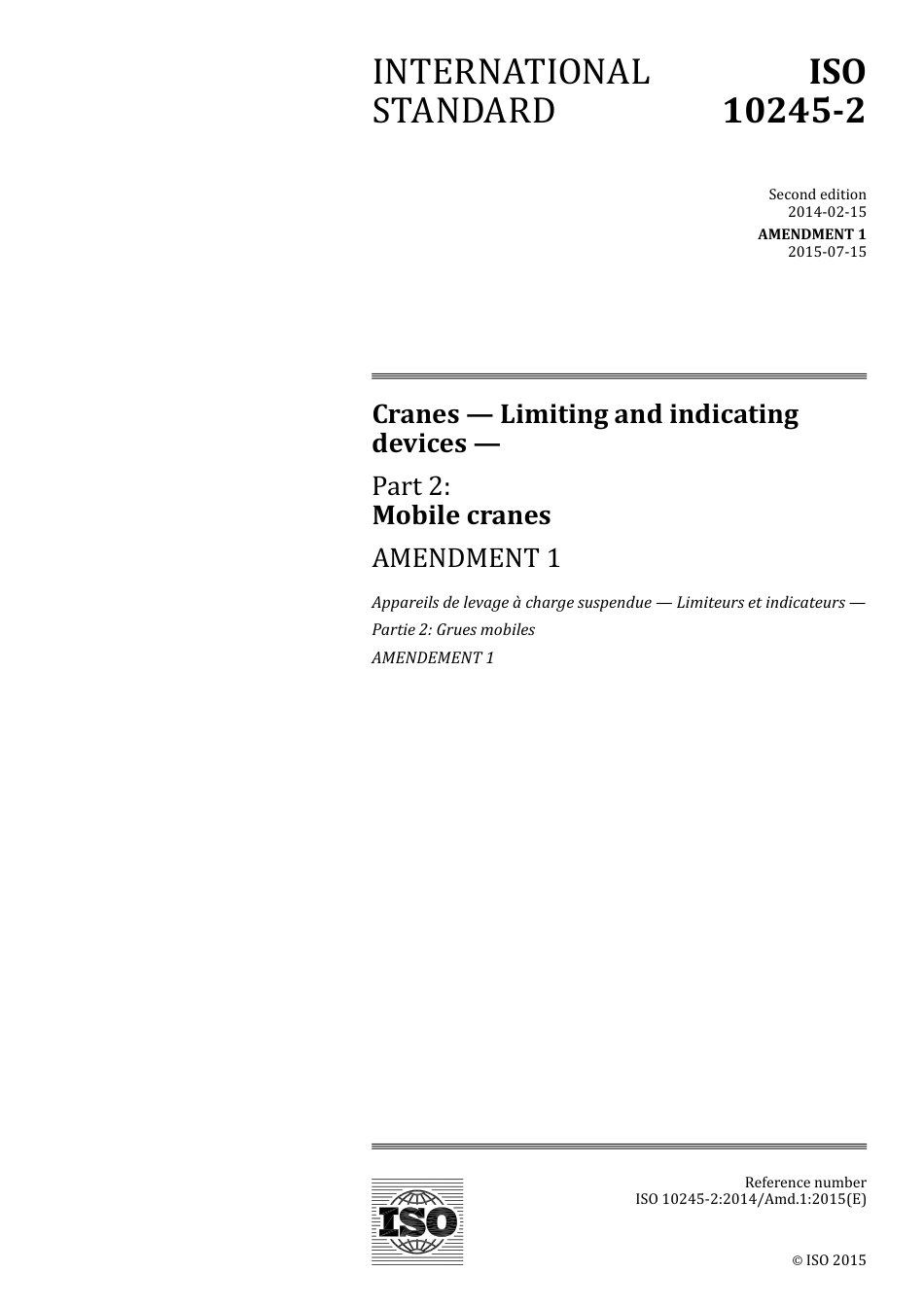 ISO 10245-2-2014 amd1-2015.pdf_第1页