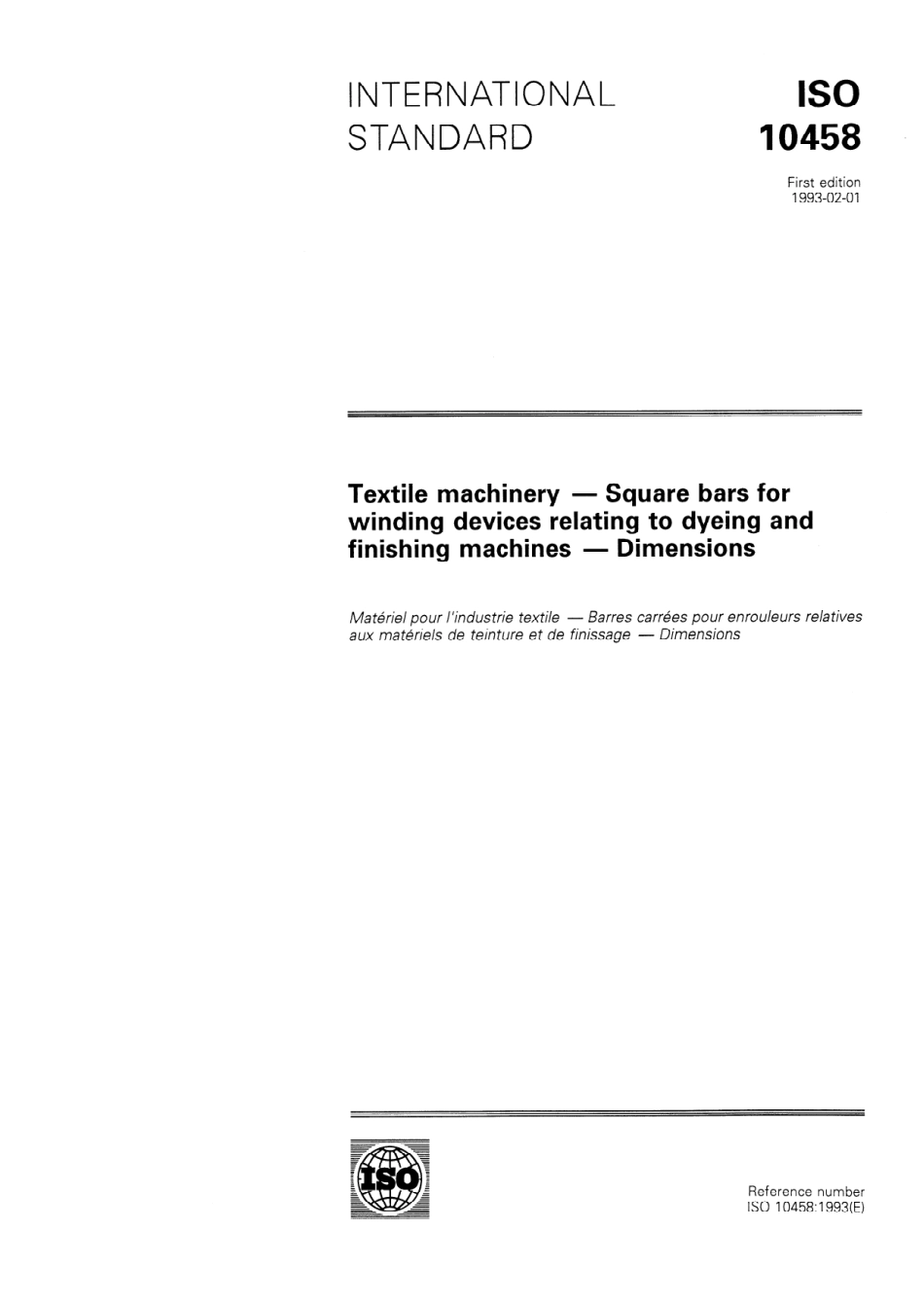 ISO 10458-1993 scan.pdf_第1页