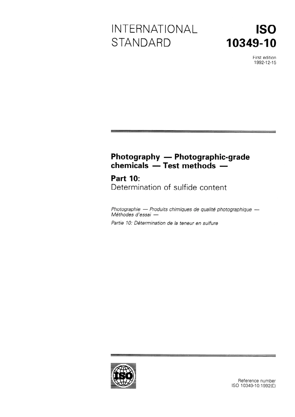 ISO 10349-10-1992 scan.pdf_第1页