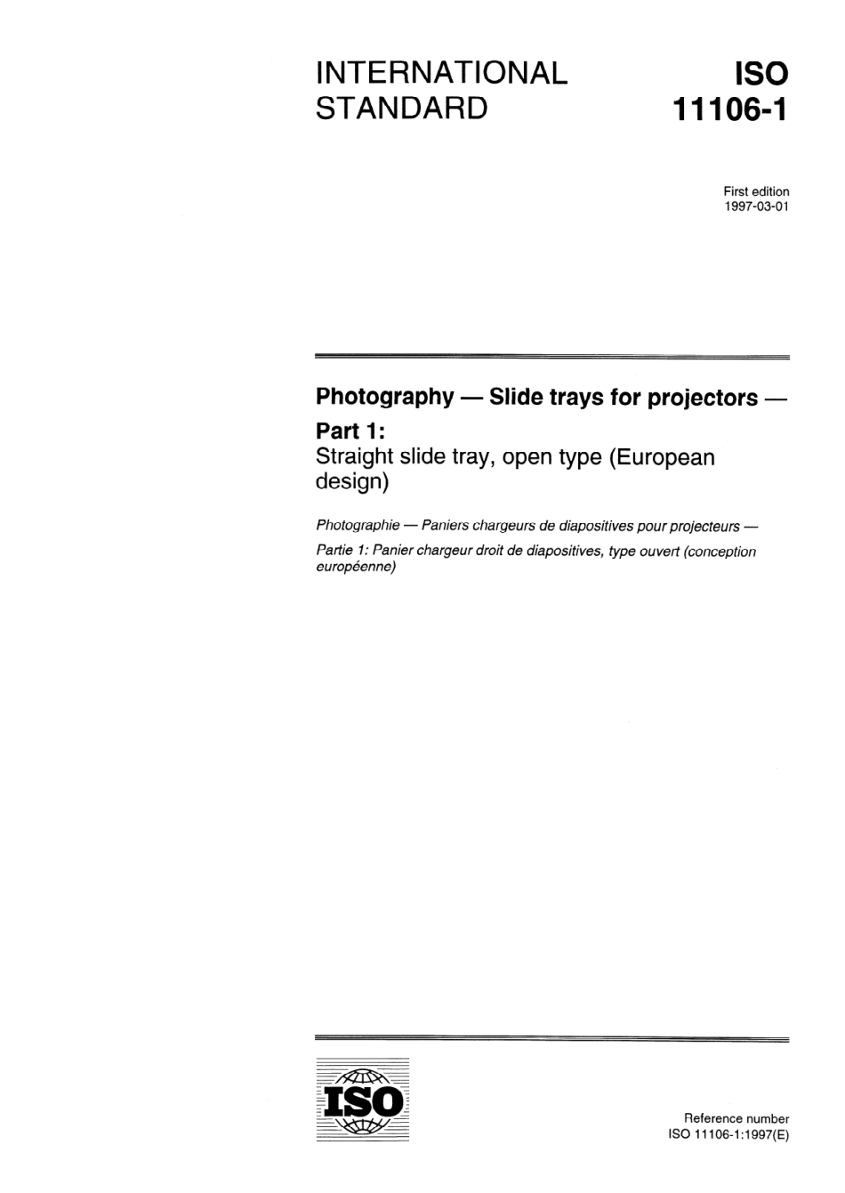ISO 11106-1-1997 scan.pdf_第1页