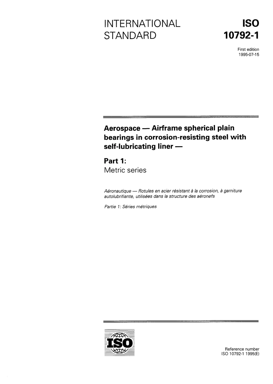 ISO 10792-1-1995 scan.pdf_第1页