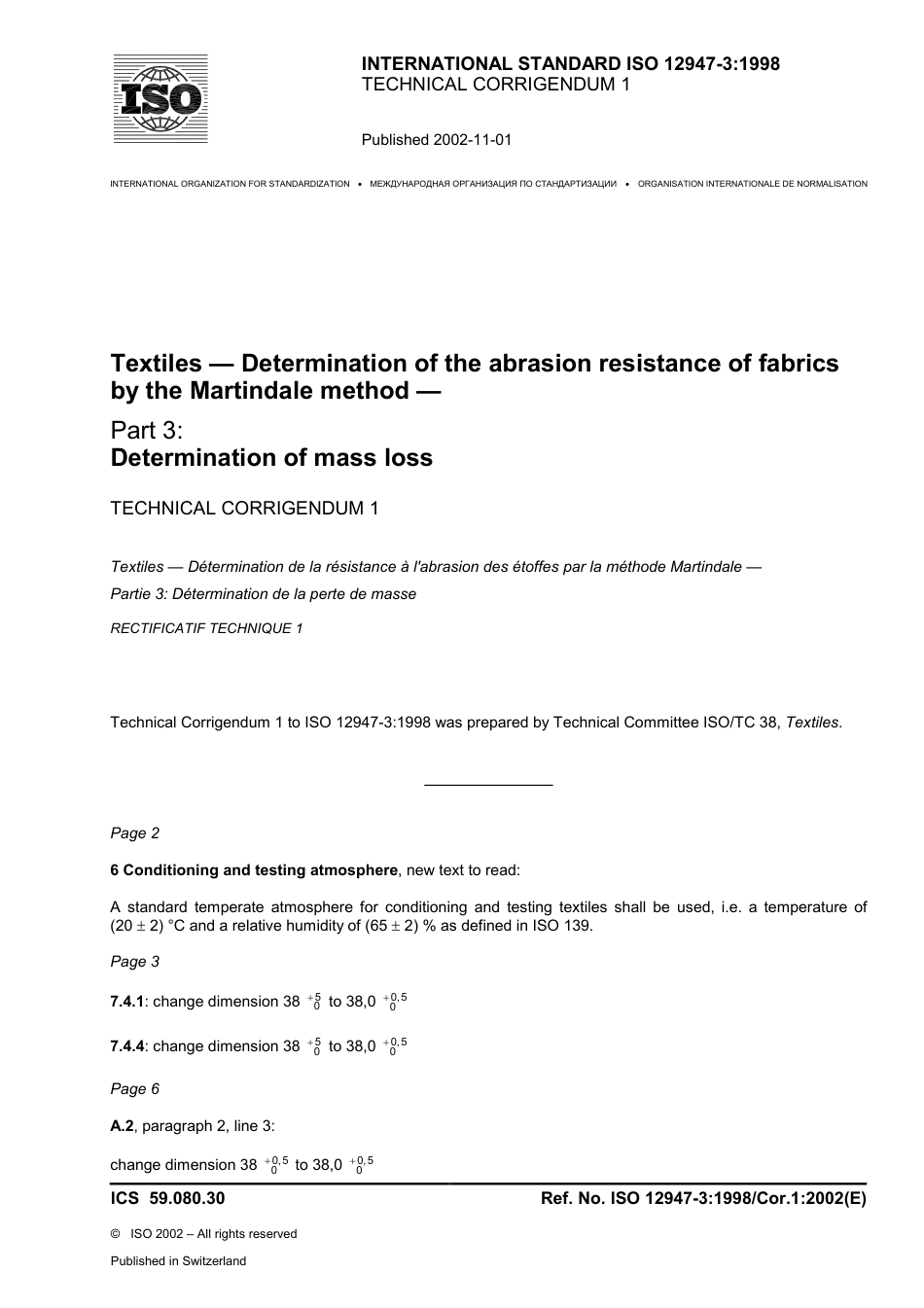 ISO 12947-3-1998 cor1-2002.pdf_第1页