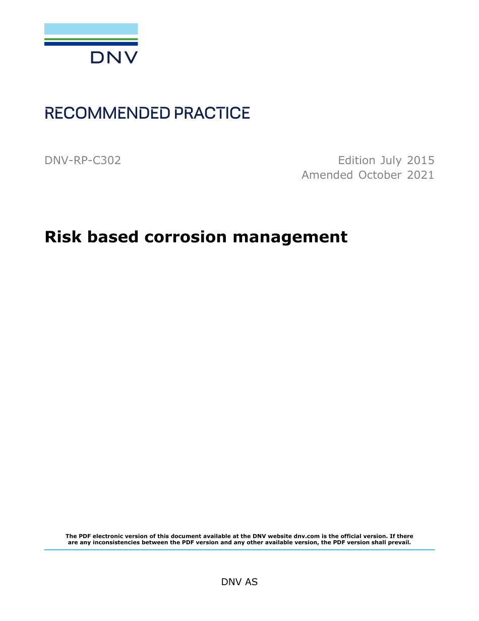DNV-RP-C302-2015 (2021).pdf_第1页