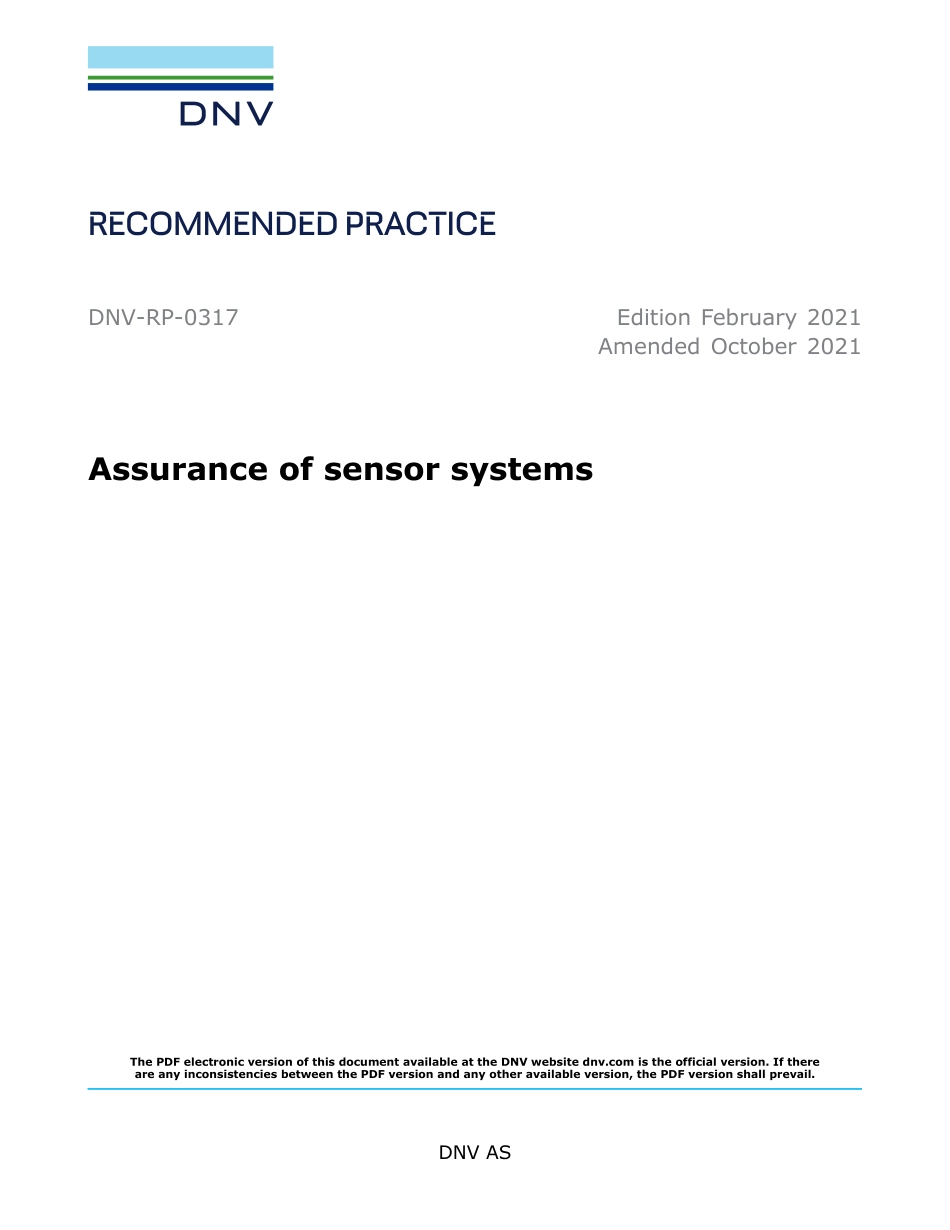 DNV-RP-0317-2021.pdf_第1页