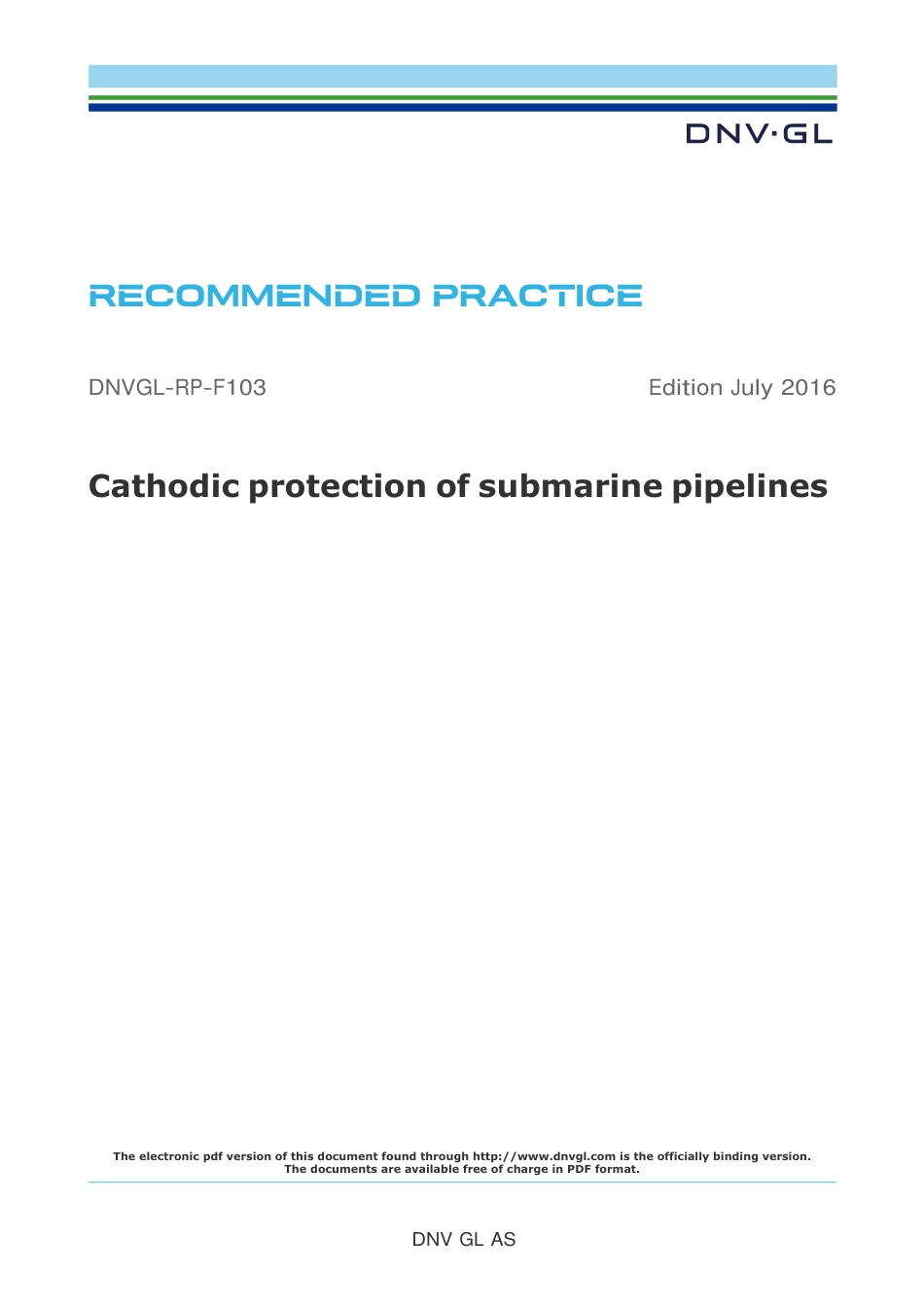 DNVGL-RP-F103-2016.pdf_第1页