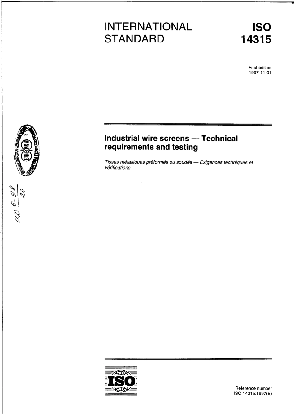 ISO 14315-1997 scan.pdf_第1页