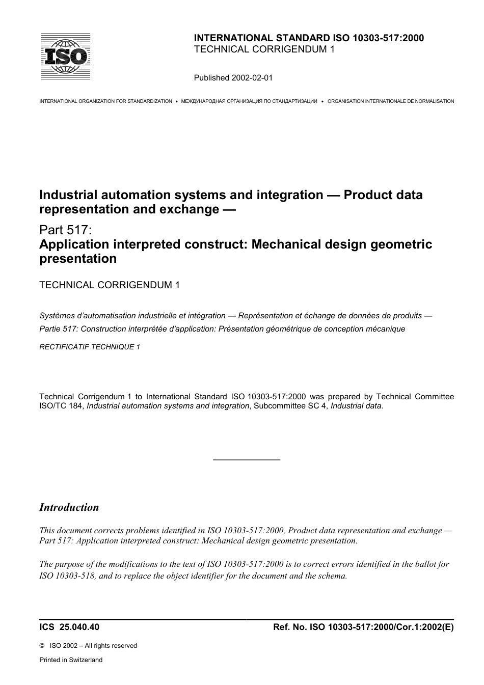 ISO 10303-517-2000 cor1-2002.pdf_第1页