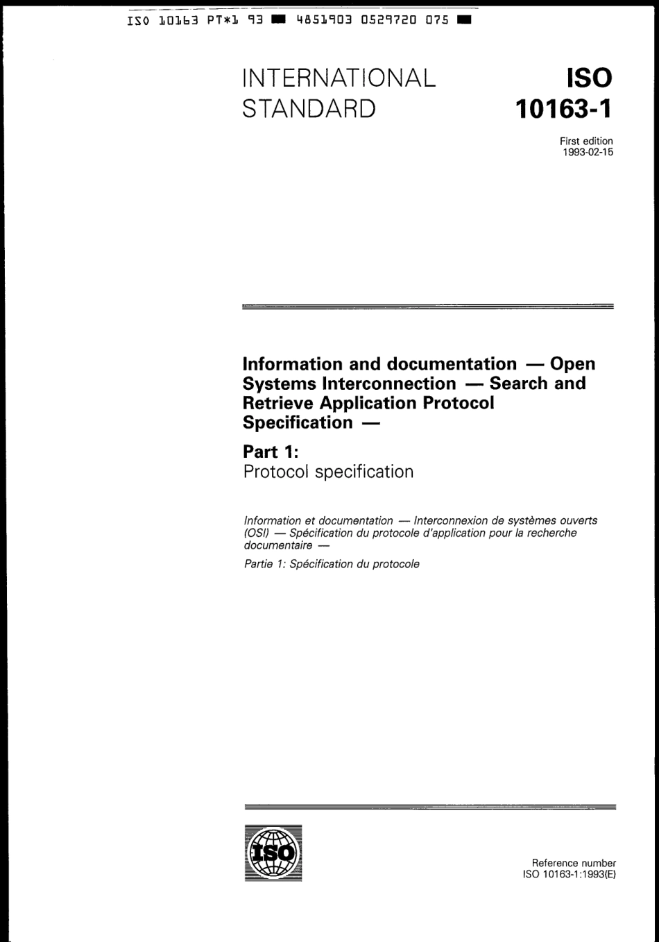 ISO 10163-1-1993 scan.pdf_第1页