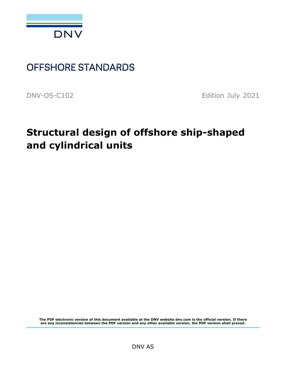 DNV-OS-C102-2021.pdf_第1页