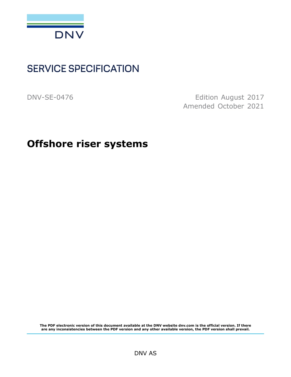 DNV-SE-0476-2017 (2021).pdf_第1页