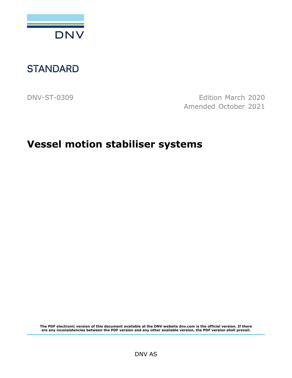DNV-ST-0309-2020 (2021).pdf_第1页